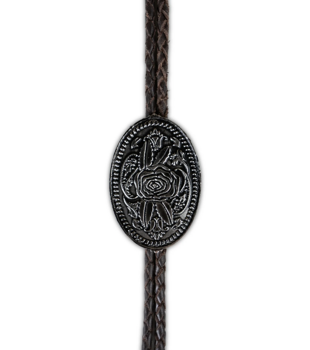 Western Floral Bolo Tie