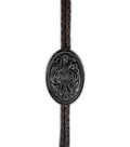 Western Floral Bolo Tie