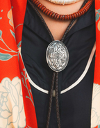 Western Floral Bolo Tie