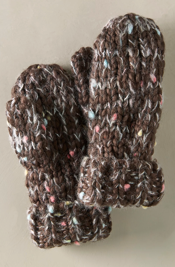 Sugar Frost Beanie and Mitten Set
