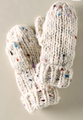 Sugar Frost Beanie and Mitten Set