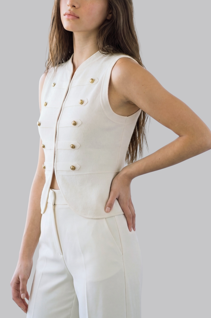 Camille Military Vest
