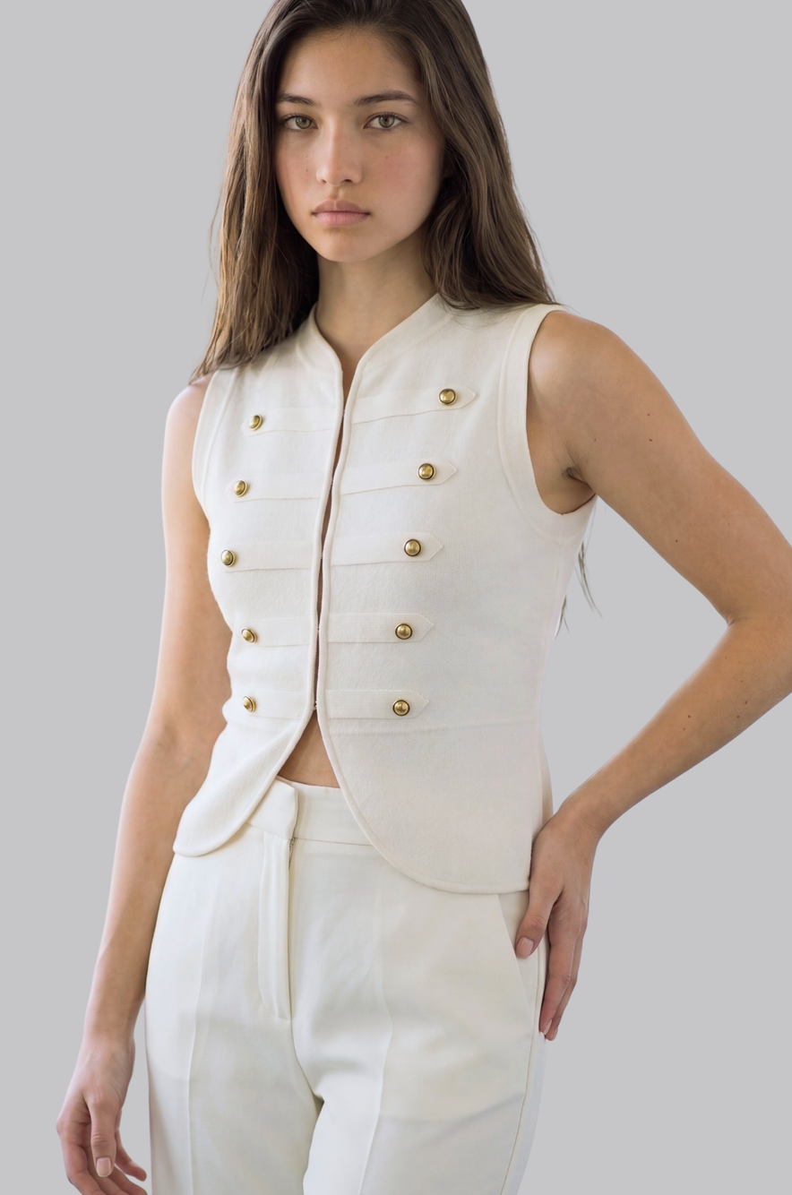Camille Military Vest