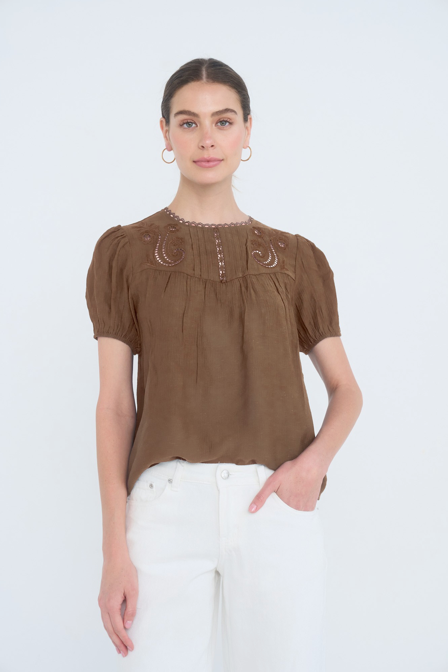 Maribel Embriodered Blouse