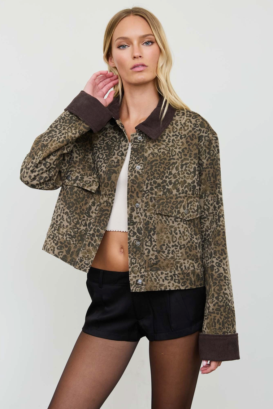 Wild Intentions Leopard Jacket