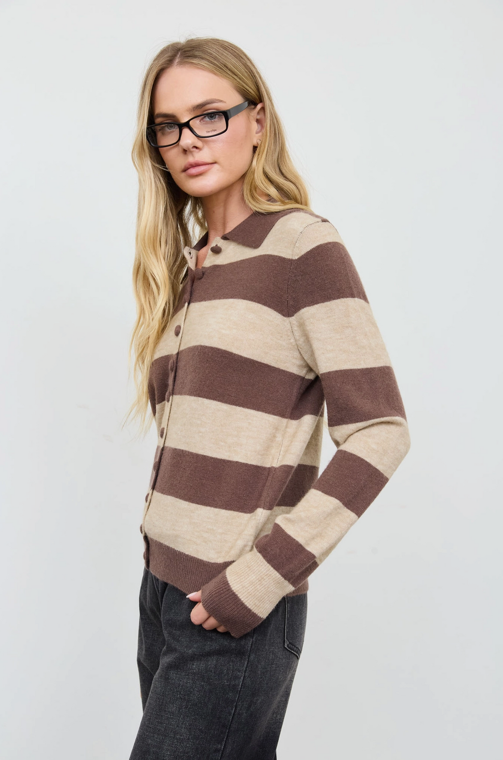 Marlowe Stripe Cardigan