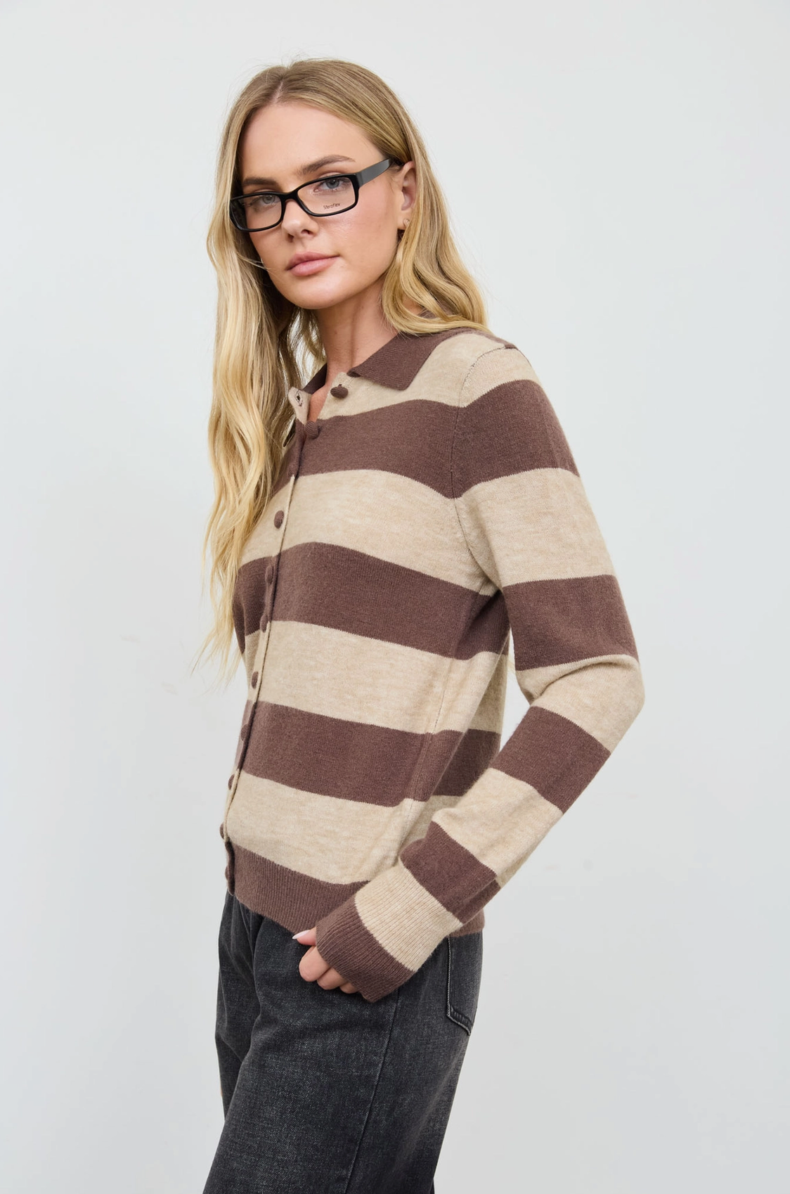 Marlowe Stripe Cardigan