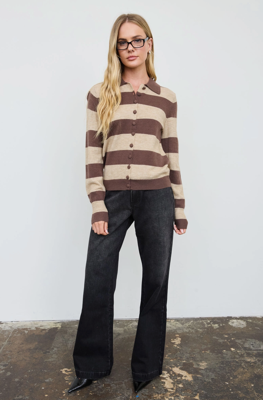 Marlowe Stripe Cardigan