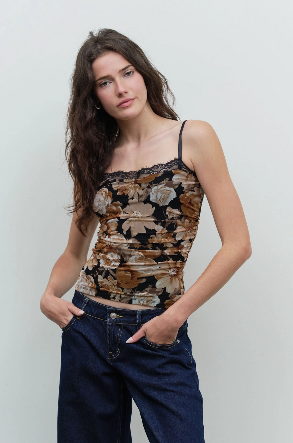 Velvet Hour Floral Cami