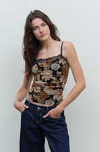 Velvet Hour Floral Cami