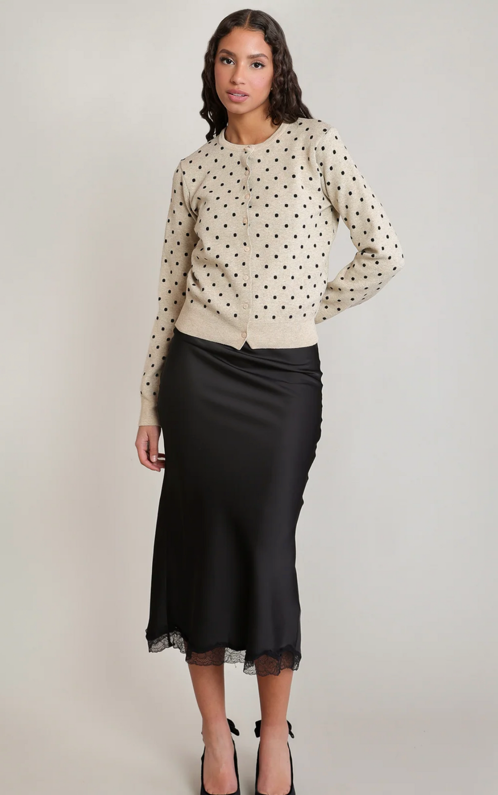 Margot Polka Dot Cardigan