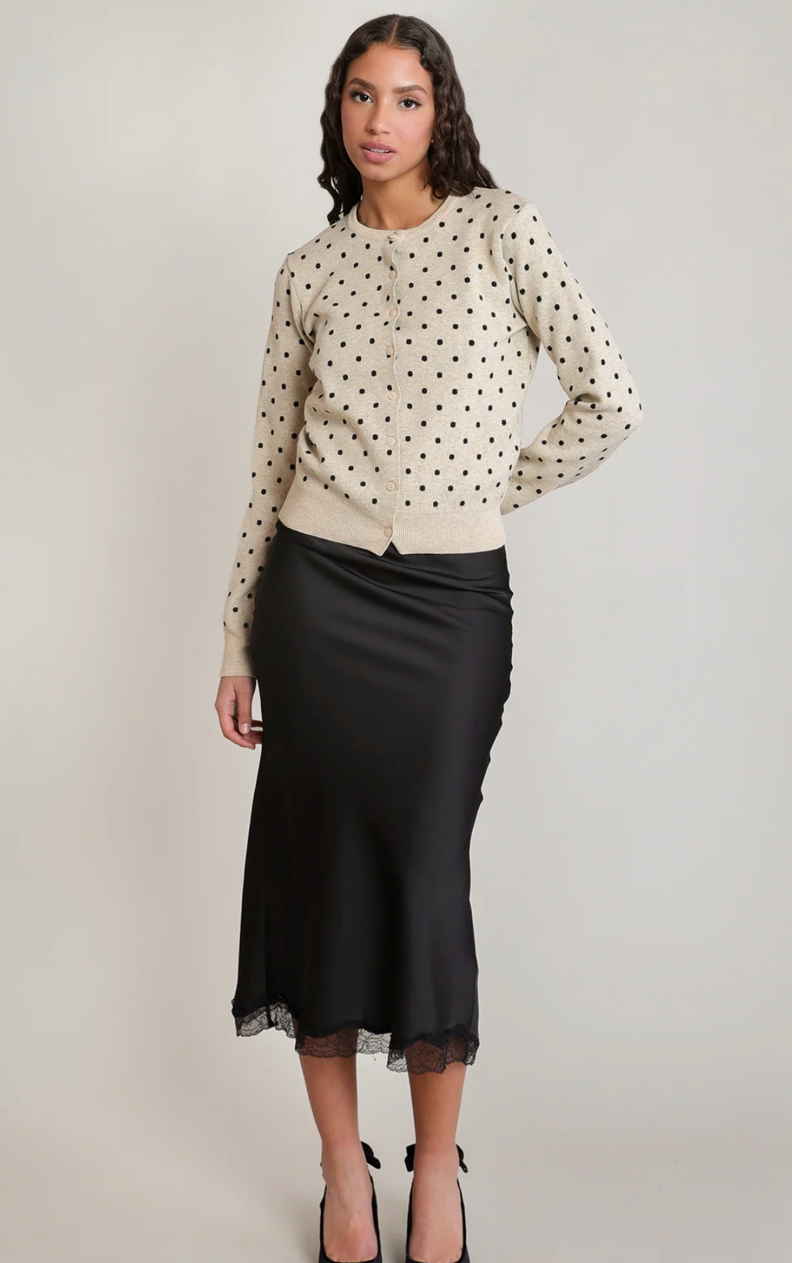 Margot Polka Dot Cardigan