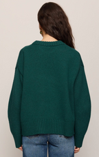 Cloud Spun Curved Hem Sweater