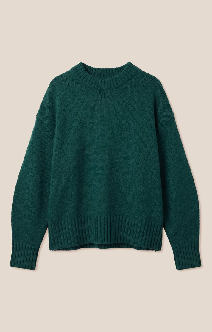 Cloud Spun Curved Hem Sweater