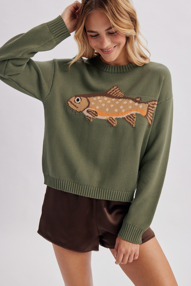 Creekside Trout Sweater