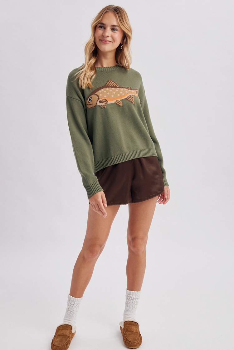 Creekside Trout Sweater