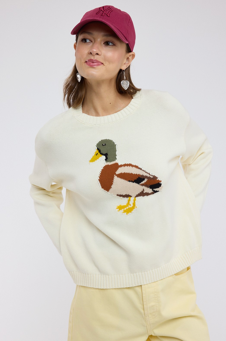 Lucky Duck Knit Sweater