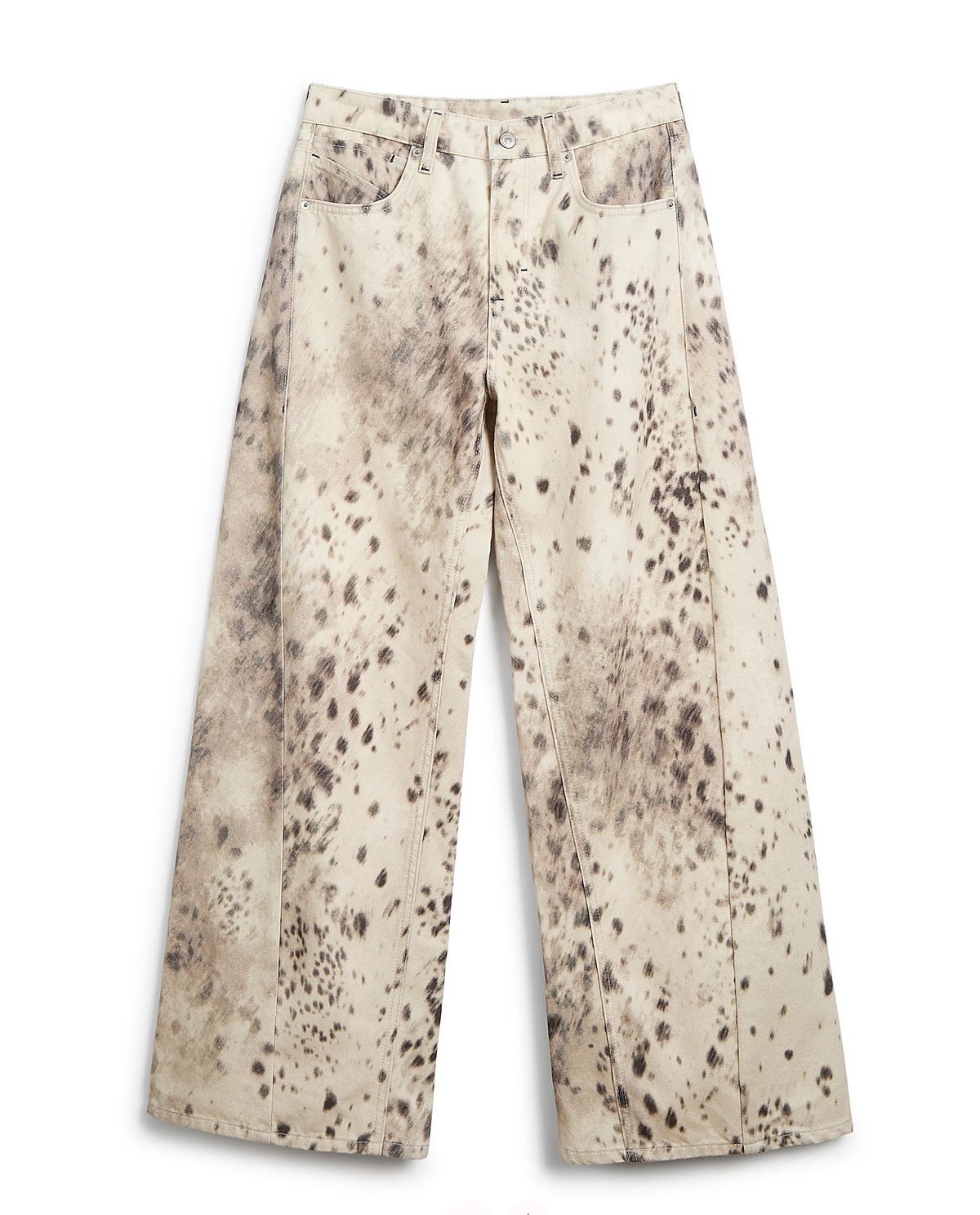Alter Ego Printed Wide-Leg Jean