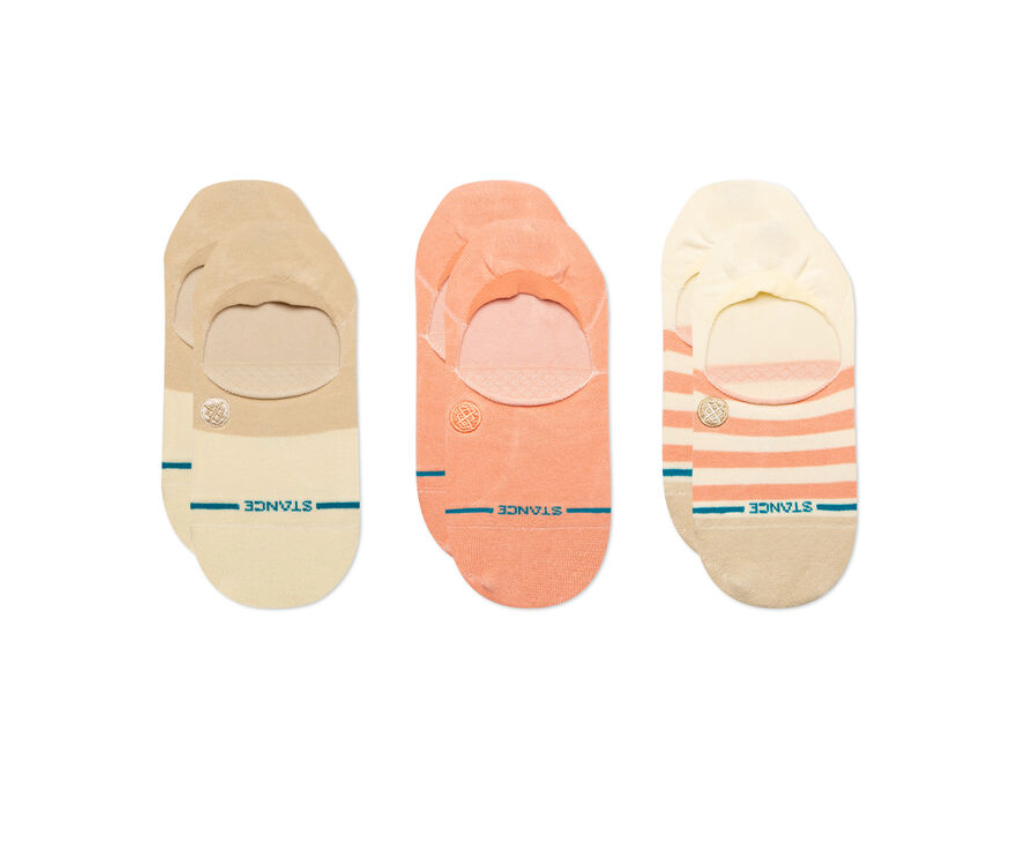 Absolute No Show Socks 3 Pack