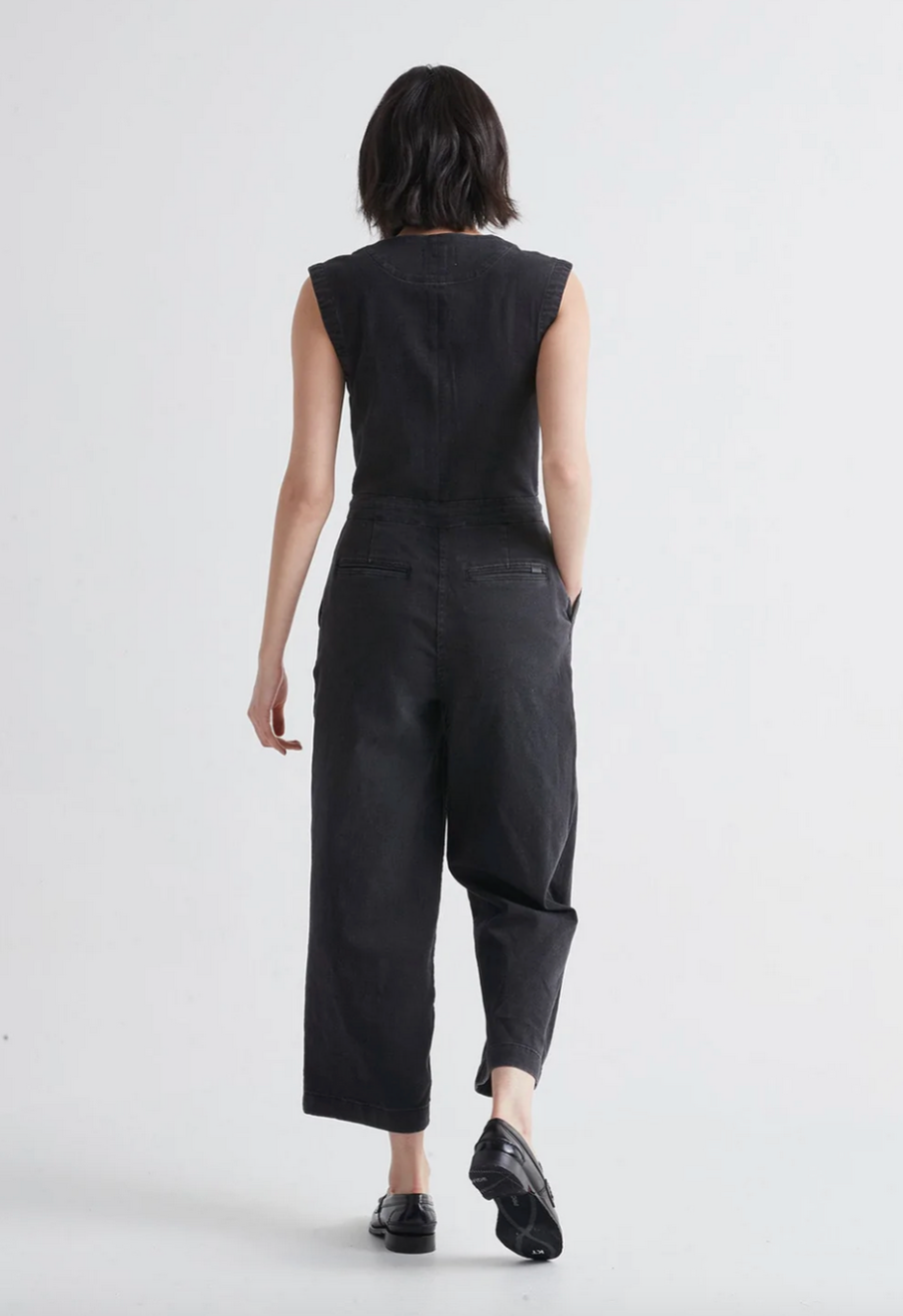 Performance Denim Jumpsuit