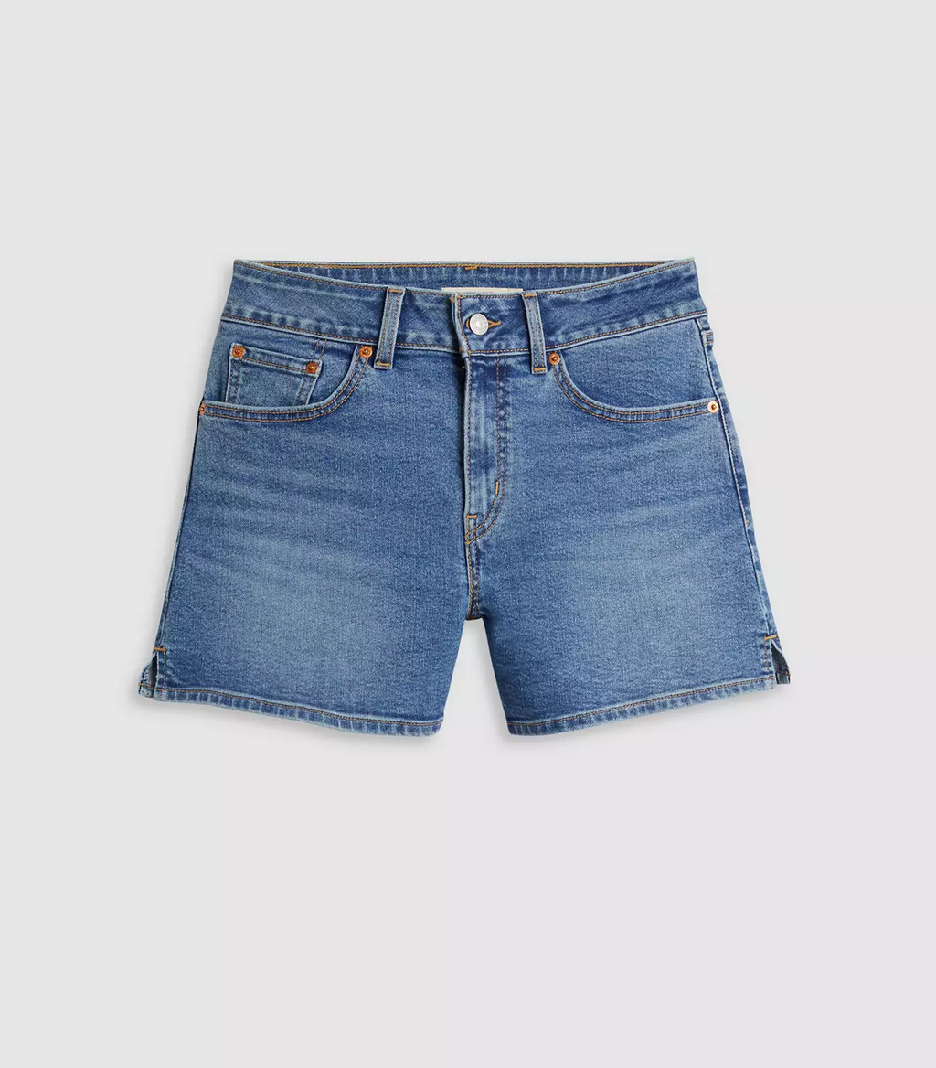 A-line Mid Rise Shorts