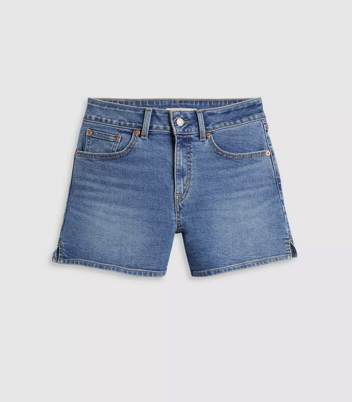 A-line Mid Rise Shorts