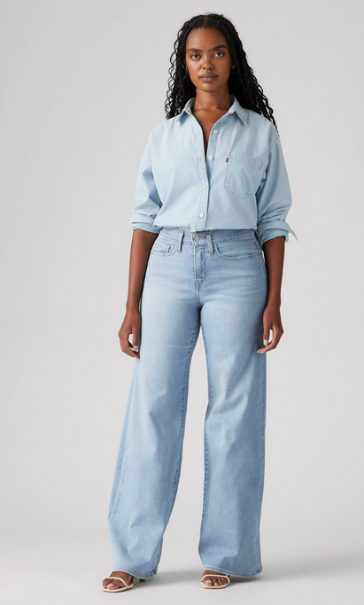 318 Shaping Stellar-Stretch Wide-Leg Jeans