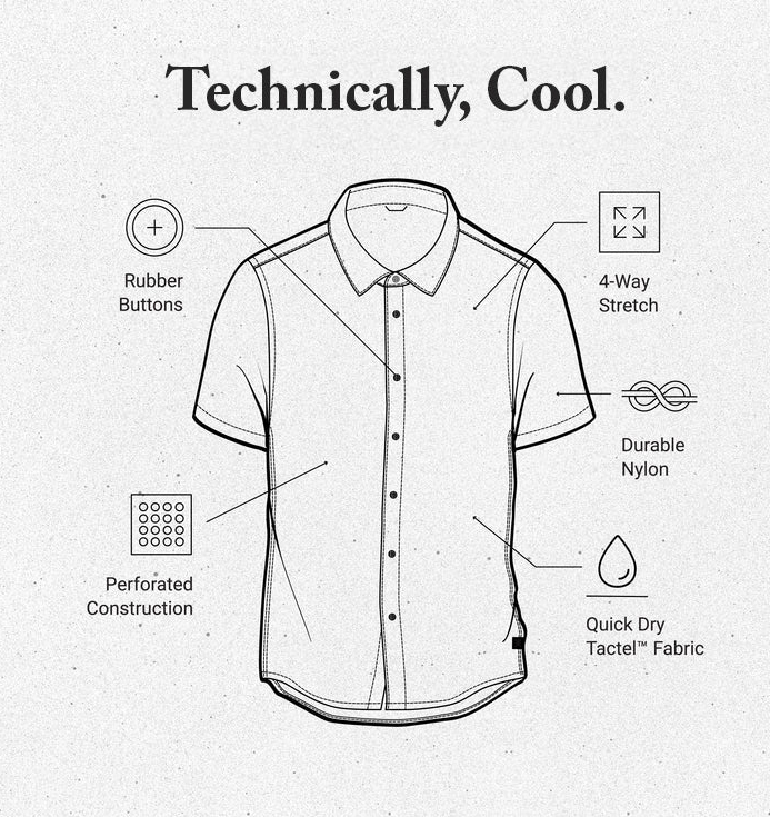 Bless Up Breathable Stretch Shirt